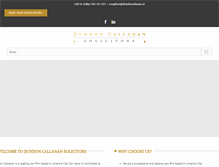 Tablet Screenshot of dundoncallanan.ie